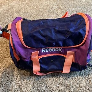 Reebok‎ Navy and Coral Sports Bag